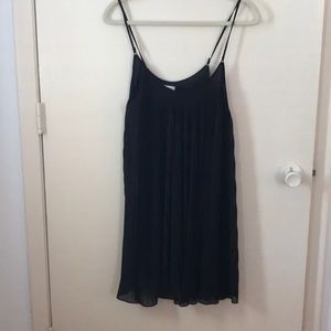 Our from under black dress
